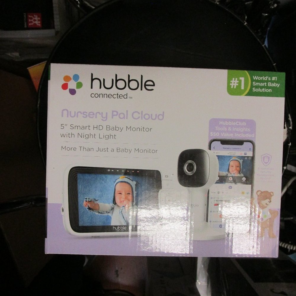 Hubble Connected Nursery Pal Cloud 5 Smart WiFi Baby Monitor Color